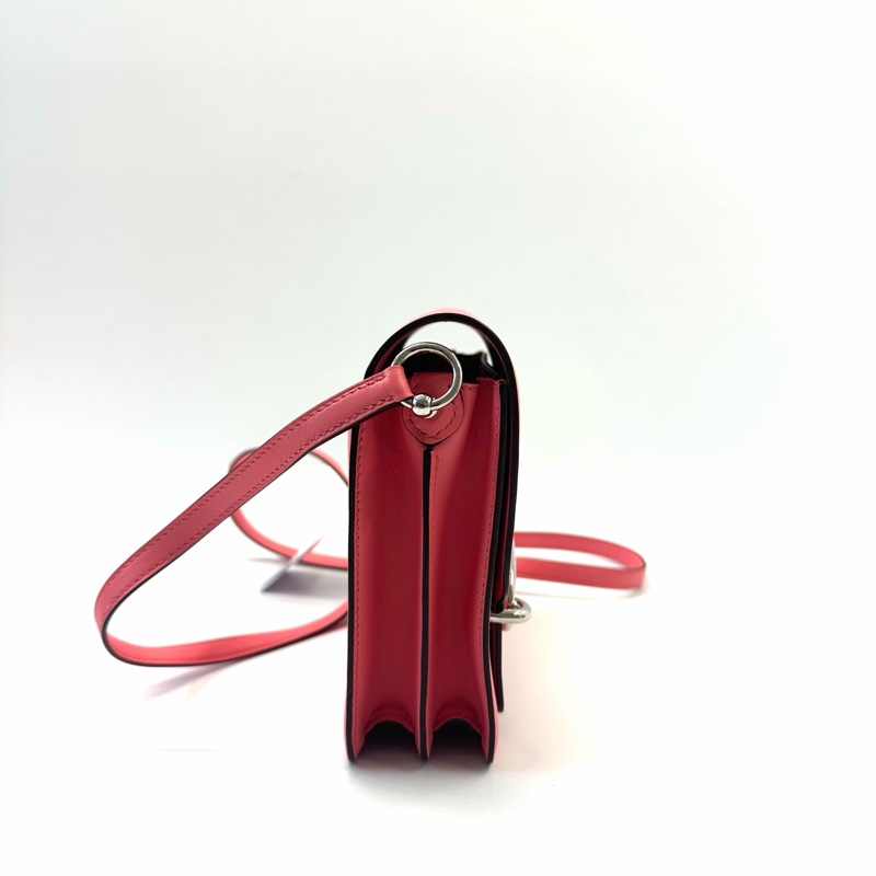 Hermes • Mini Roulis 19 K4夏日粉銀釦 Swift皮 大全配附購證-6