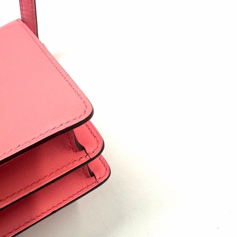 Hermes • Mini Roulis 19 K4夏日粉銀釦 Swift皮 大全配附購證-8