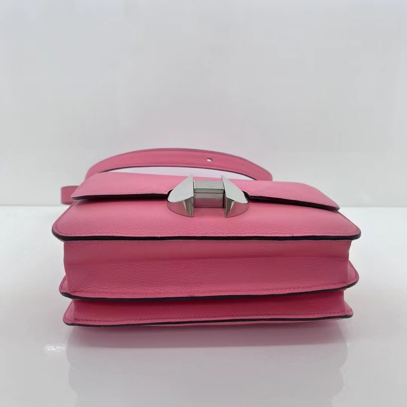 Hermes • 2002-20 8W唇膏粉銀釦 Evercolor皮-5