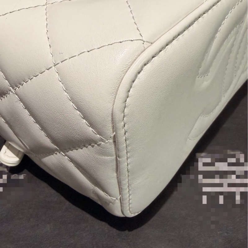 【97新 ✨ 全網最低價！】 Chanel 24C白金 雙金珠 盒子 芯片款16cm (下單前先詢問庫存❗️❗️）-23