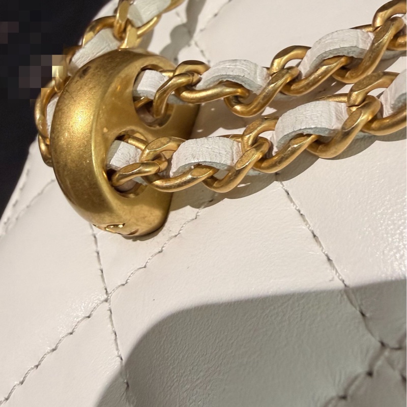 【97新 ✨ 全網最低價！】 Chanel 24C白金 雙金珠 盒子 芯片款16cm (下單前先詢問庫存❗️❗️）-9