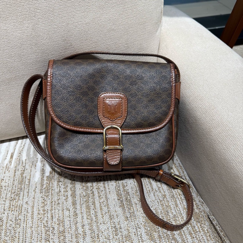 Celine • 經典凱旋門老花郵差包-3