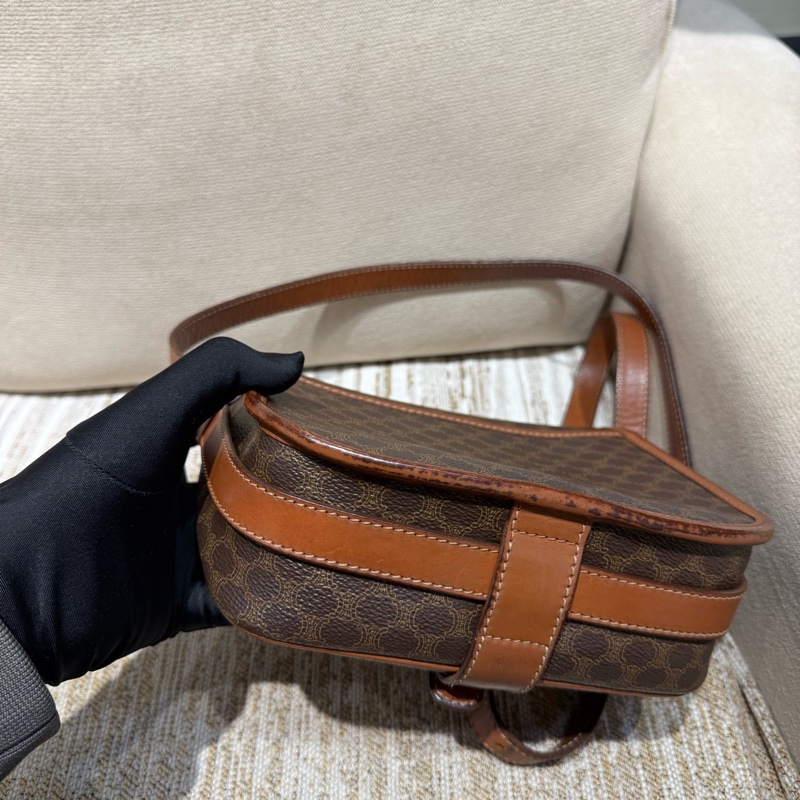 Celine • 經典凱旋門老花郵差包-6