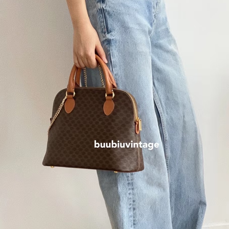 Celine • 經典老花Bolide 貝殼包-1