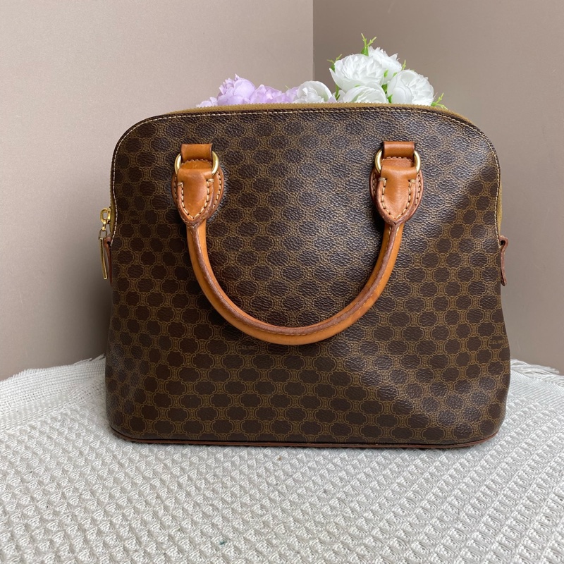 Celine • 經典老花Bolide 貝殼包-5