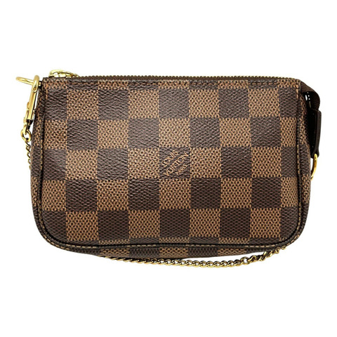 路易威登 Accessoires 迷你手拿包 N58009 Damier 帆布棕色 女士