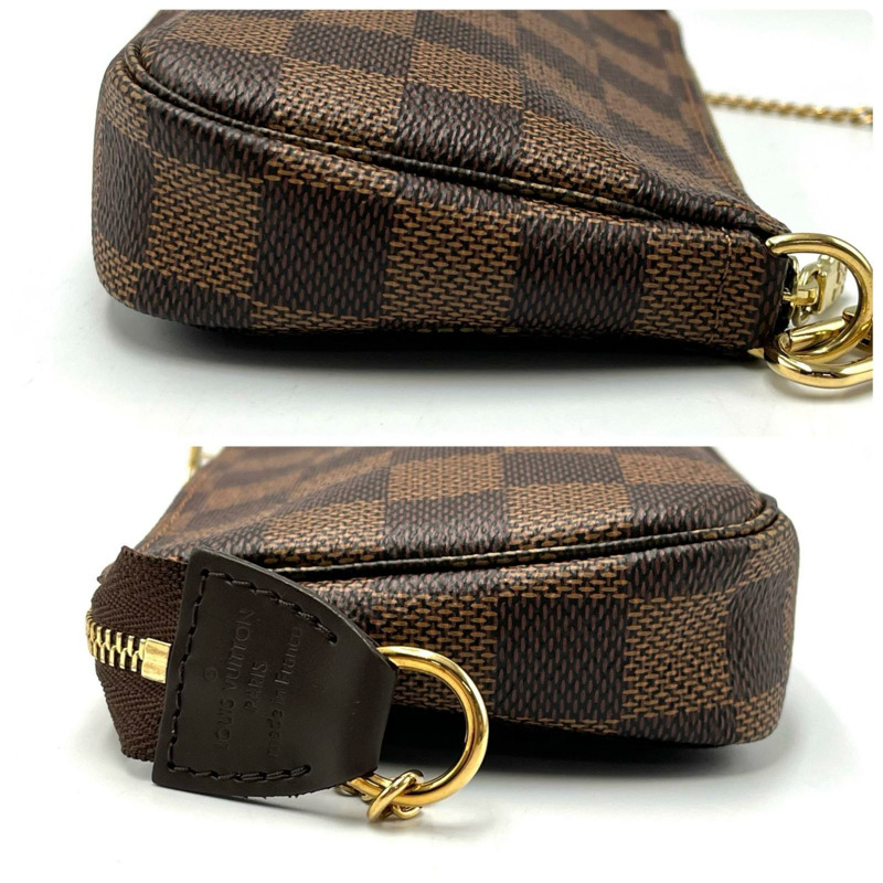路易威登 Accessoires 迷你手拿包 N58009 Damier 帆布棕色 女士-2