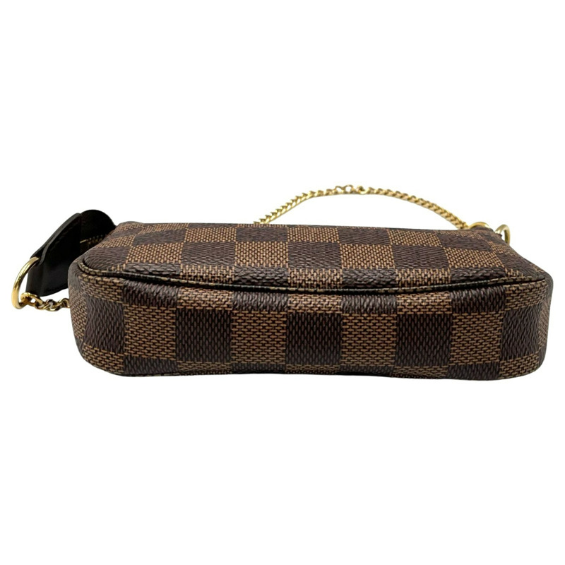 路易威登 Accessoires 迷你手拿包 N58009 Damier 帆布棕色 女士-3