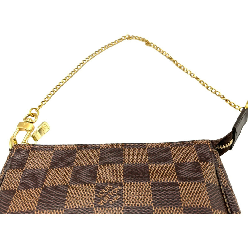 路易威登 Accessoires 迷你手拿包 N58009 Damier 帆布棕色 女士-4