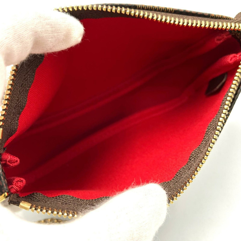 路易威登 Accessoires 迷你手拿包 N58009 Damier 帆布棕色 女士-6