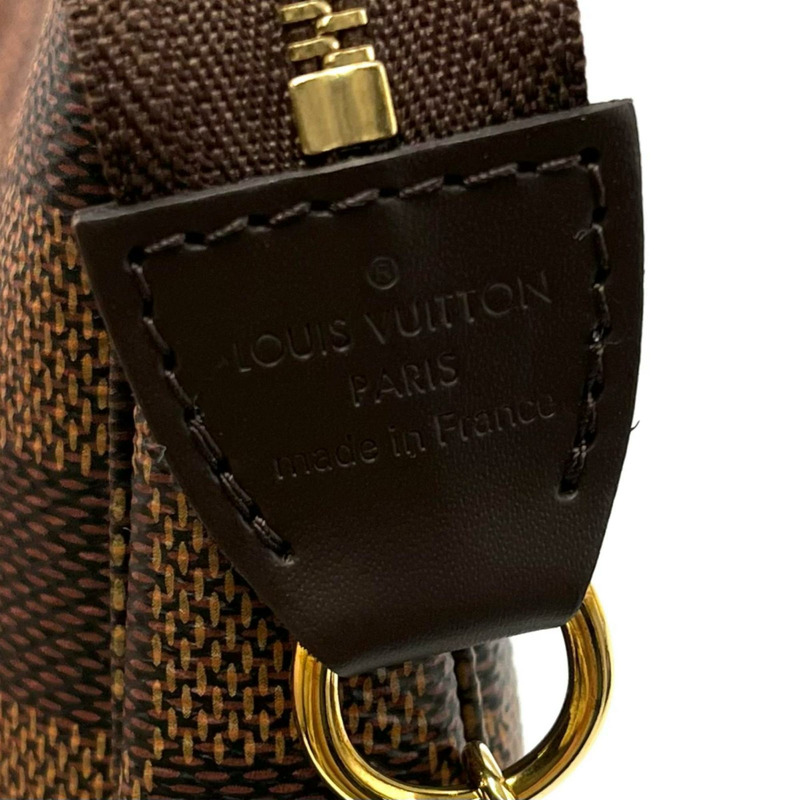 路易威登 Accessoires 迷你手拿包 N58009 Damier 帆布棕色 女士-9