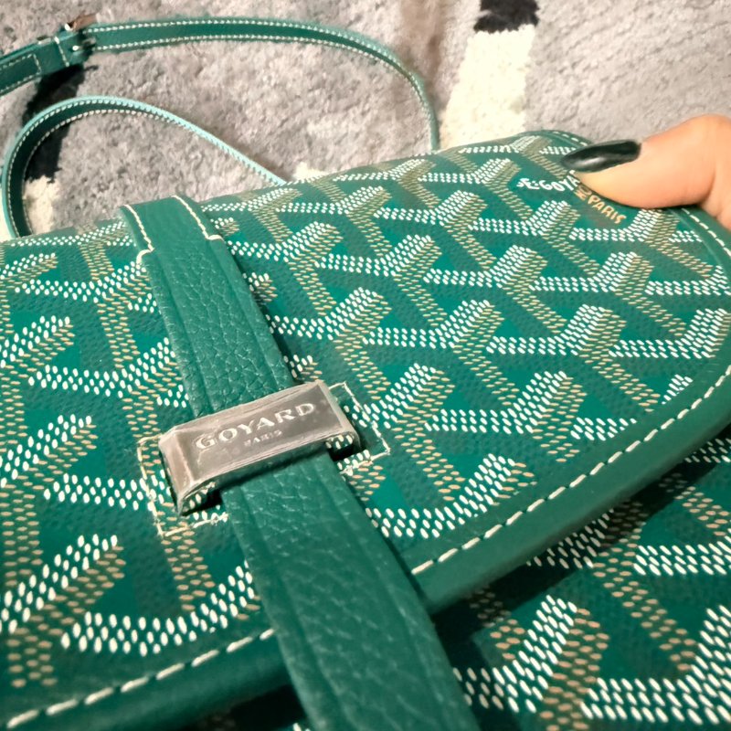 Goyard 郵差包 綠-4