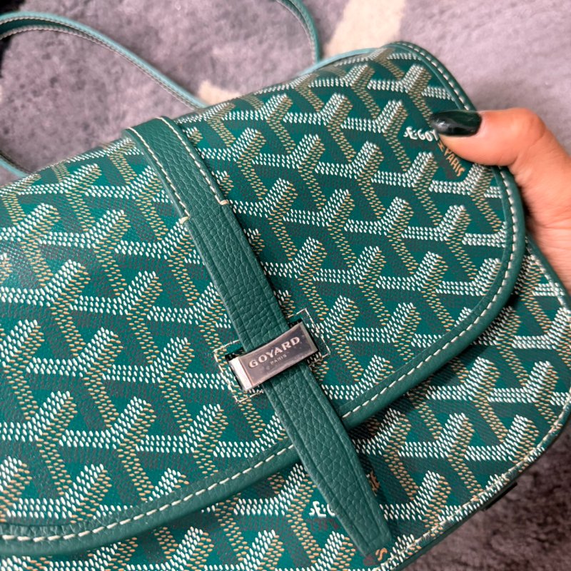 Goyard 郵差包 綠-5