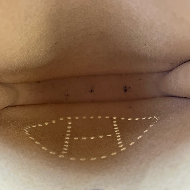 Hermes • Mini Evelyne 16 奶油白銀釦Tc皮-6