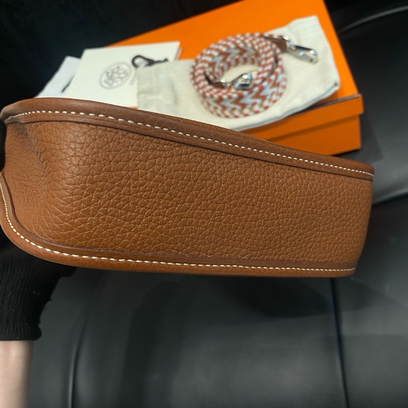 Hermes • Mini Evelyne 16 金棕色銀釦-2