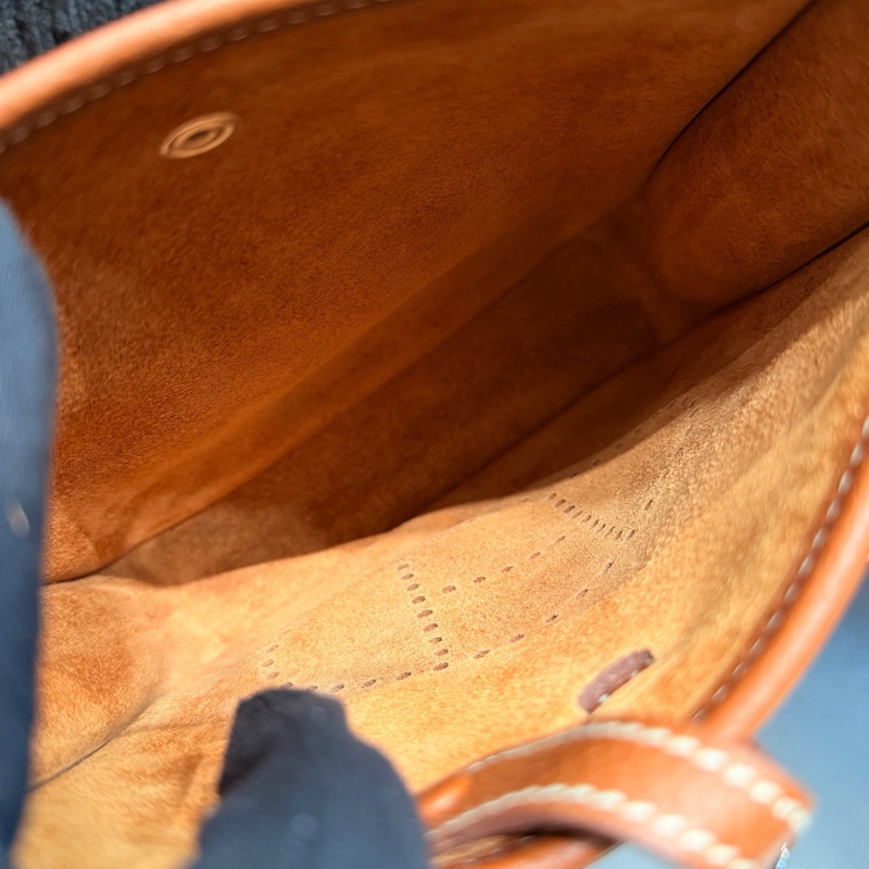 Hermes • Mini Evelyne 16 金棕色銀釦-7