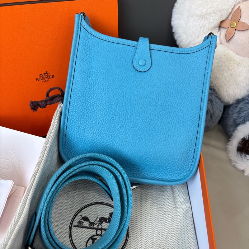 Hermes • Mini Evelyne 16 P3北方藍銀釦 大全配有購證-3