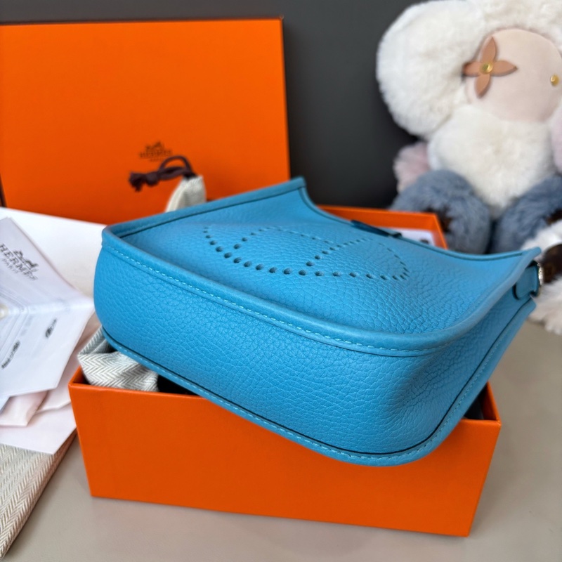 Hermes • Mini Evelyne 16 P3北方藍銀釦 大全配有購證-5