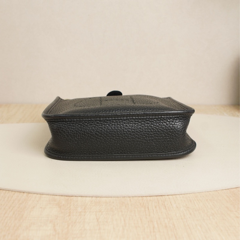 Hermes • Mini Evelyne 16 黑銀Tc皮 全配-7