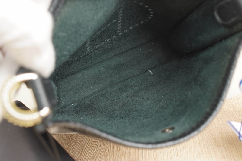 Hermes • Mini Evelyne 16 黑銀Tc皮 全配-14