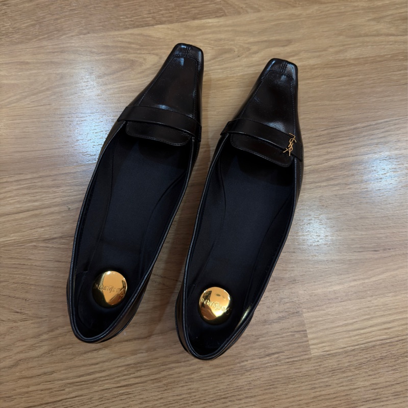 YSL Poppy 平底方頭鞋-3
