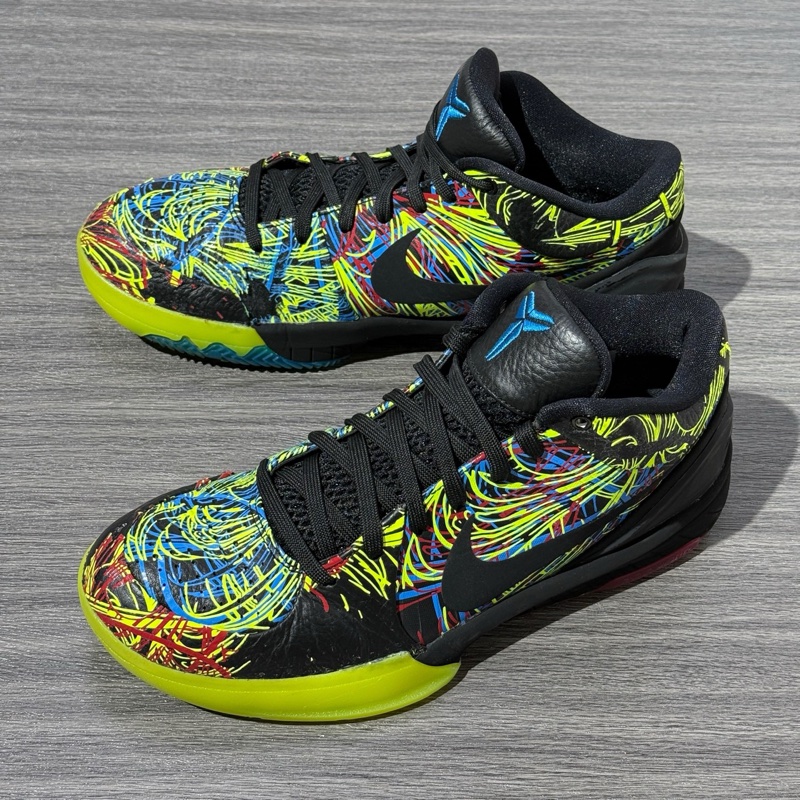 Nike Zoom Kobe 4 Protro "Wizenard" 簡約舒適 皮革 防滑輕便耐磨 低幫 實戰籃球鞋  42.5碼 98新-0