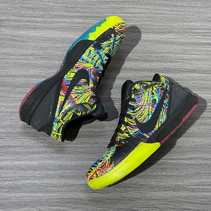 Nike Zoom Kobe 4 Protro "Wizenard" 簡約舒適 皮革 防滑輕便耐磨 低幫 實戰籃球鞋  42.5碼 98新-1