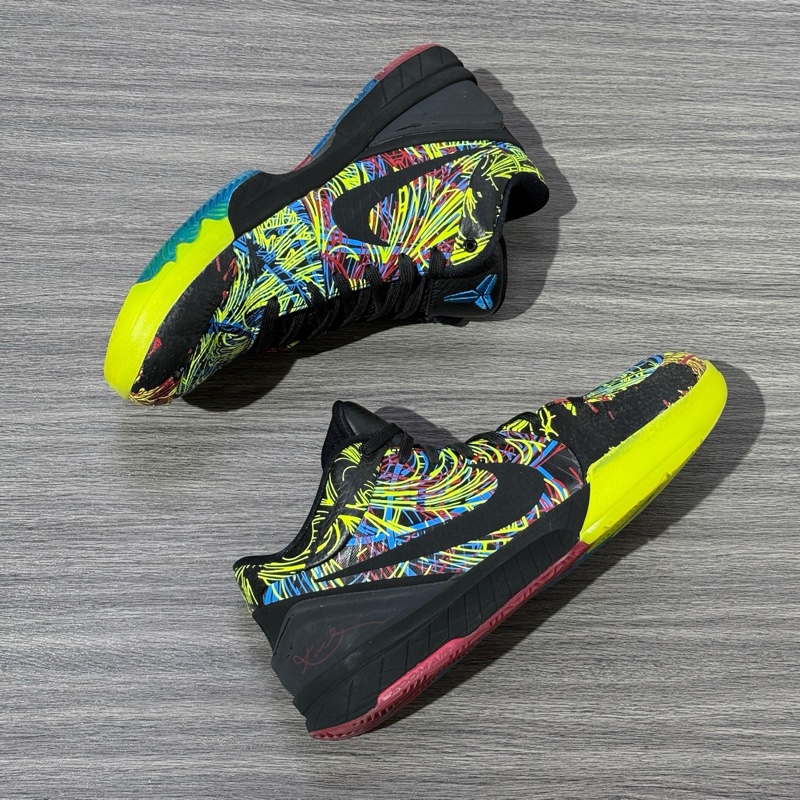 Nike Zoom Kobe 4 Protro "Wizenard" 簡約舒適 皮革 防滑輕便耐磨 低幫 實戰籃球鞋  42.5碼 98新-2