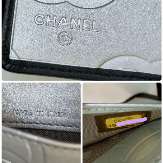 Chanel *雙C logo康朋*筆記本護照套👩🏻‍🦰收藏品；含2012年日暦本、聯絡薄（金屬可拆卸單護照保護套！👍）-4