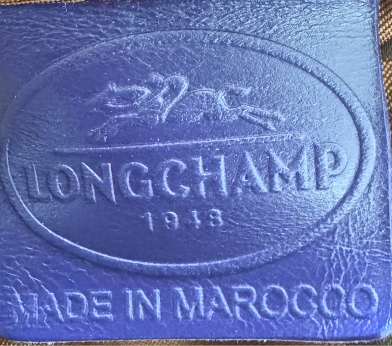 二手LONGCHAMP羊皮短柄肩背包（大號）-3