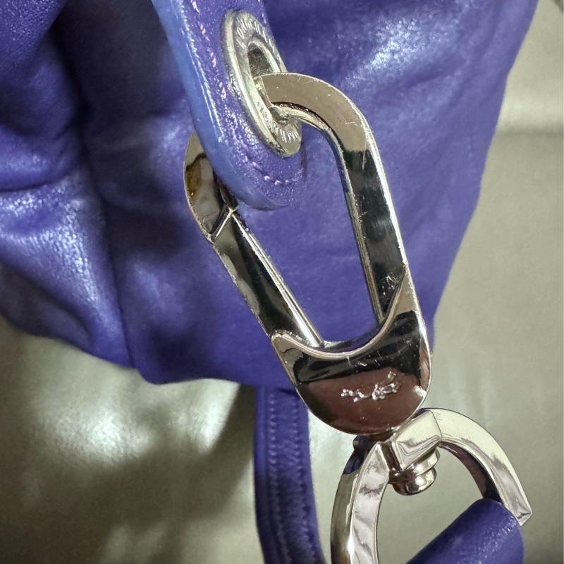 二手LONGCHAMP羊皮短柄肩背包（大號）-13