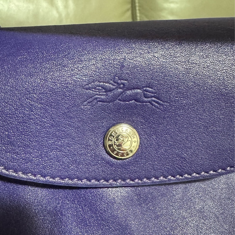 二手LONGCHAMP羊皮短柄肩背包（大號）-14