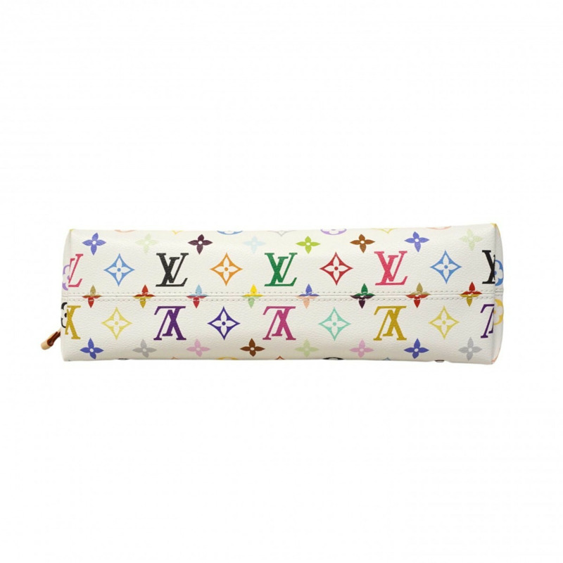 路易威登 Monogram Multicolor LV x TM Carryall EW M27578 白色女士單肩包-2