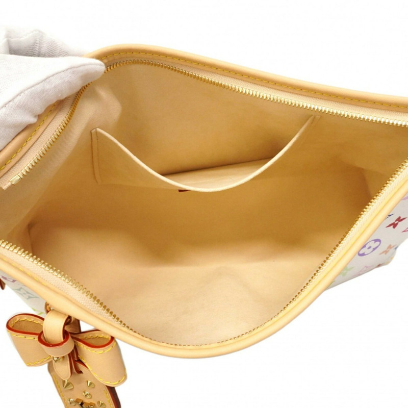 路易威登 Monogram Multicolor LV x TM Carryall EW M27578 白色女士單肩包-3