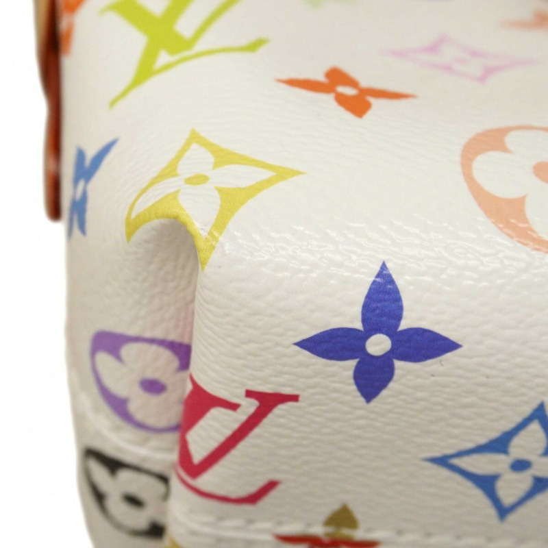 路易威登 Monogram Multicolor LV x TM Carryall EW M27578 白色女士單肩包-5