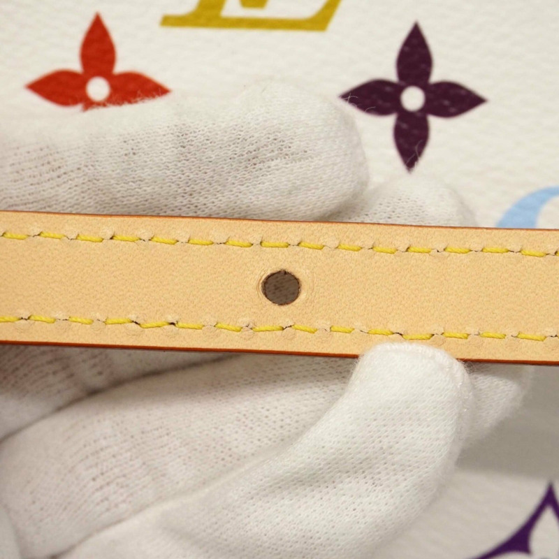 路易威登 Monogram Multicolor LV x TM Carryall EW M27578 白色女士單肩包-7