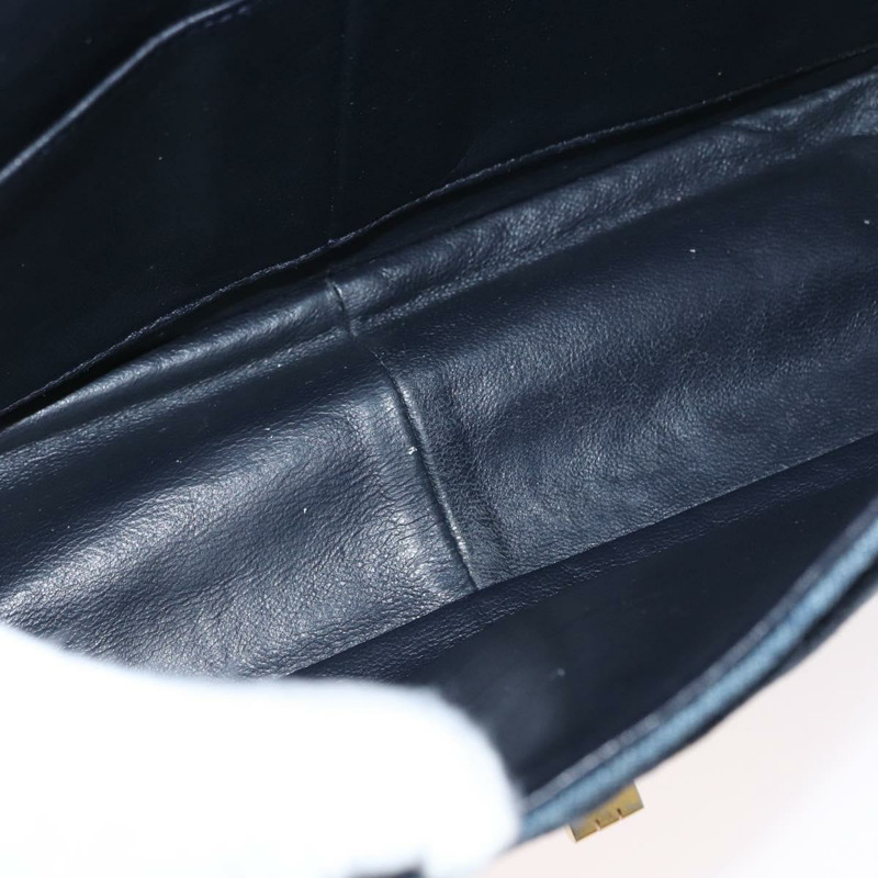 【日本直送】香奈兒雙蓋鏈條絎縫肩背包 牛仔藍 金色雙C標誌 正品 ki6569SAM-9