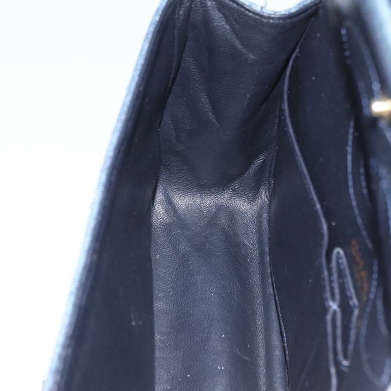 【日本直送】香奈兒雙蓋鏈條絎縫肩背包 牛仔藍 金色雙C標誌 正品 ki6569SAM-24