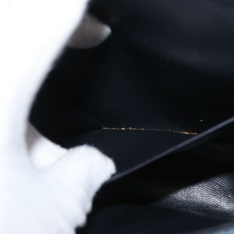 【日本直送】香奈兒雙蓋鏈條絎縫肩背包 牛仔藍 金色雙C標誌 正品 ki6569SAM-25