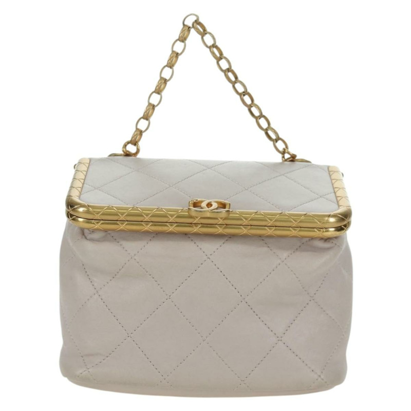 【日本直送】香奈兒鏈絎縫單肩包，羊皮材質，兩用，粉紅色金色雙C標誌，正品 ARZ510V-12