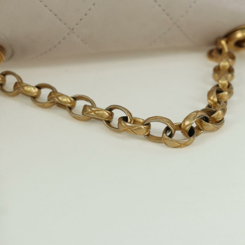 【日本直送】香奈兒鏈絎縫單肩包，羊皮材質，兩用，粉紅色金色雙C標誌，正品 ARZ510V-13