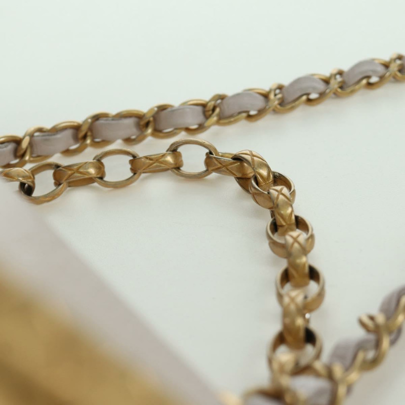 【日本直送】香奈兒鏈絎縫單肩包，羊皮材質，兩用，粉紅色金色雙C標誌，正品 ARZ510V-14