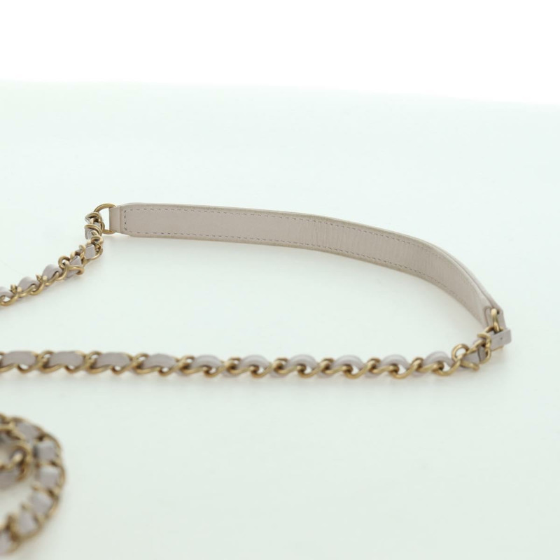 【日本直送】香奈兒鏈絎縫單肩包，羊皮材質，兩用，粉紅色金色雙C標誌，正品 ARZ510V-15