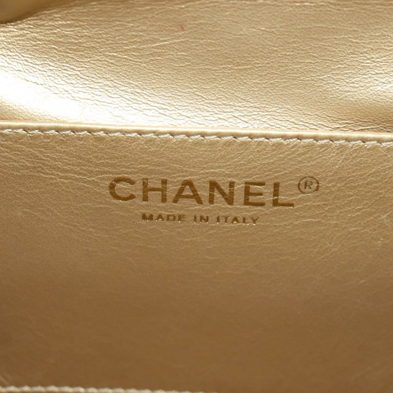 【日本直送】香奈兒鏈絎縫單肩包，羊皮材質，兩用，粉紅色金色雙C標誌，正品 ARZ510V-22