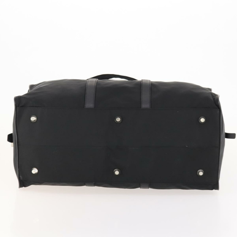 【日本直送】PRADA 波士頓包 尼龍 2way 黑色 銀色 Auth am11052V-4