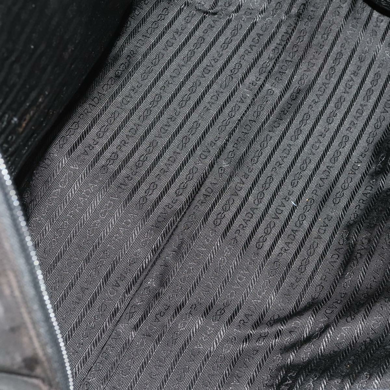 【日本直送】PRADA 波士頓包 尼龍 2way 黑色 銀色 Auth am11052V-10