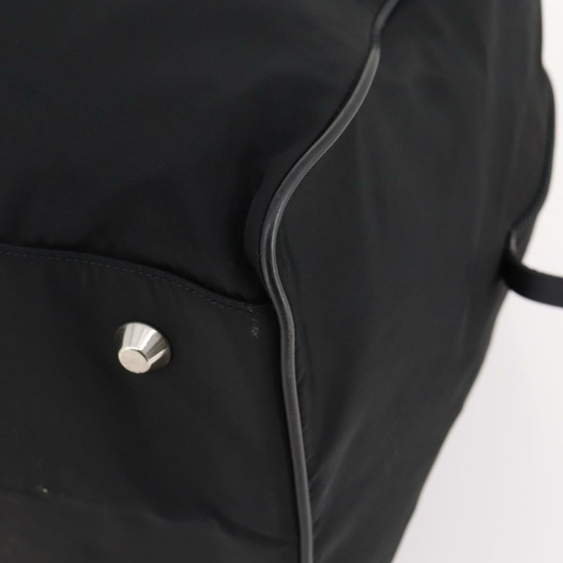 【日本直送】PRADA 波士頓包 尼龍 2way 黑色 銀色 Auth am11052V-15