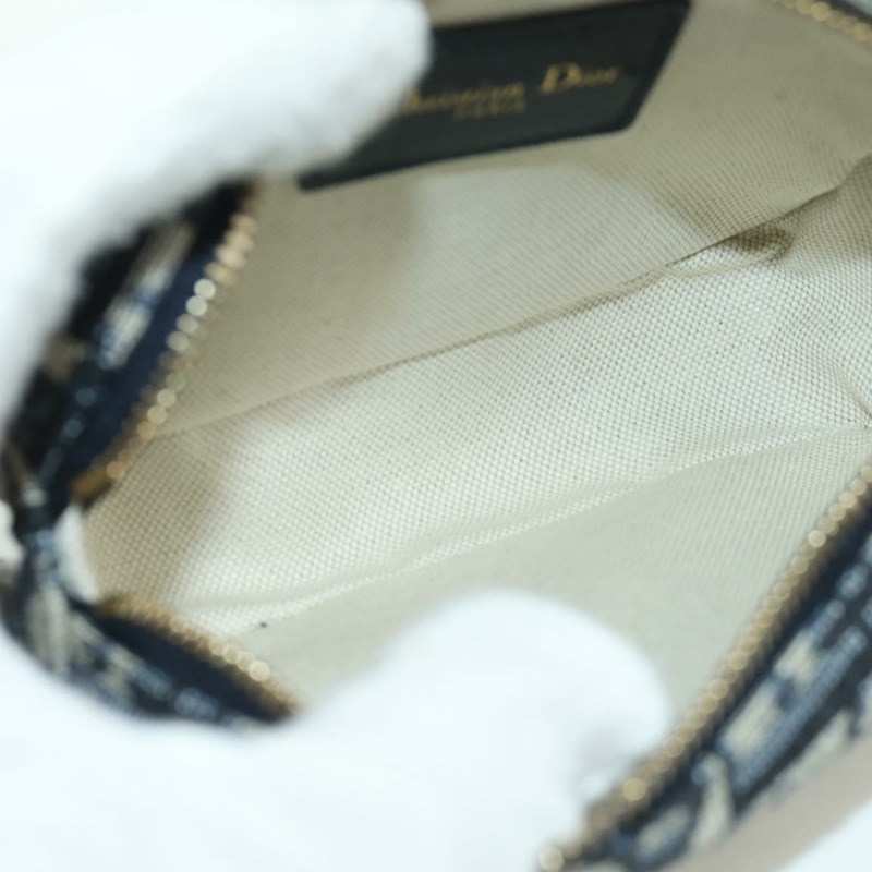 【日本直送】Christian Dior Trotter帆布腰包 海軍藍 金色 正品 BSZ700M-9
