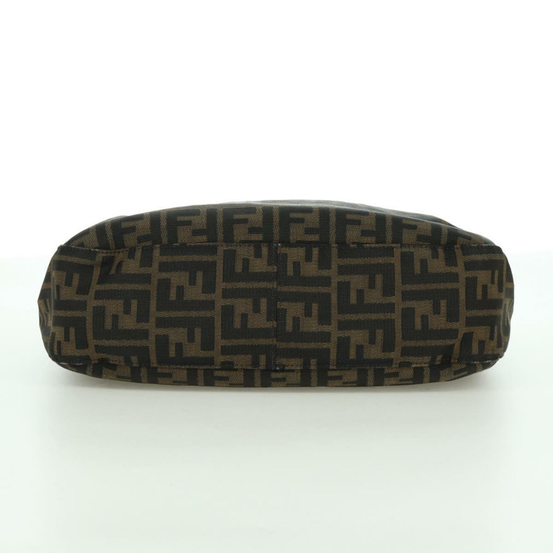 【日本直送】FENDI Zucca帆布Mamma Baguette單肩包 棕色/黑色 正品 YKZ798SAV-4