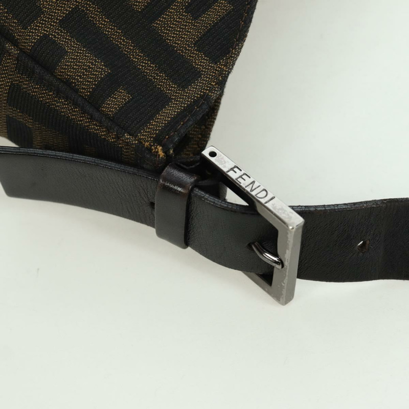 【日本直送】FENDI Zucca帆布Mamma Baguette單肩包 棕色/黑色 正品 YKZ798SAV-7